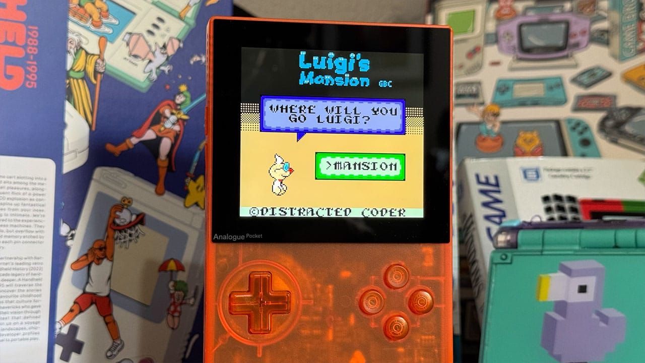 Luigi's Mansion GBC Demake opening screen