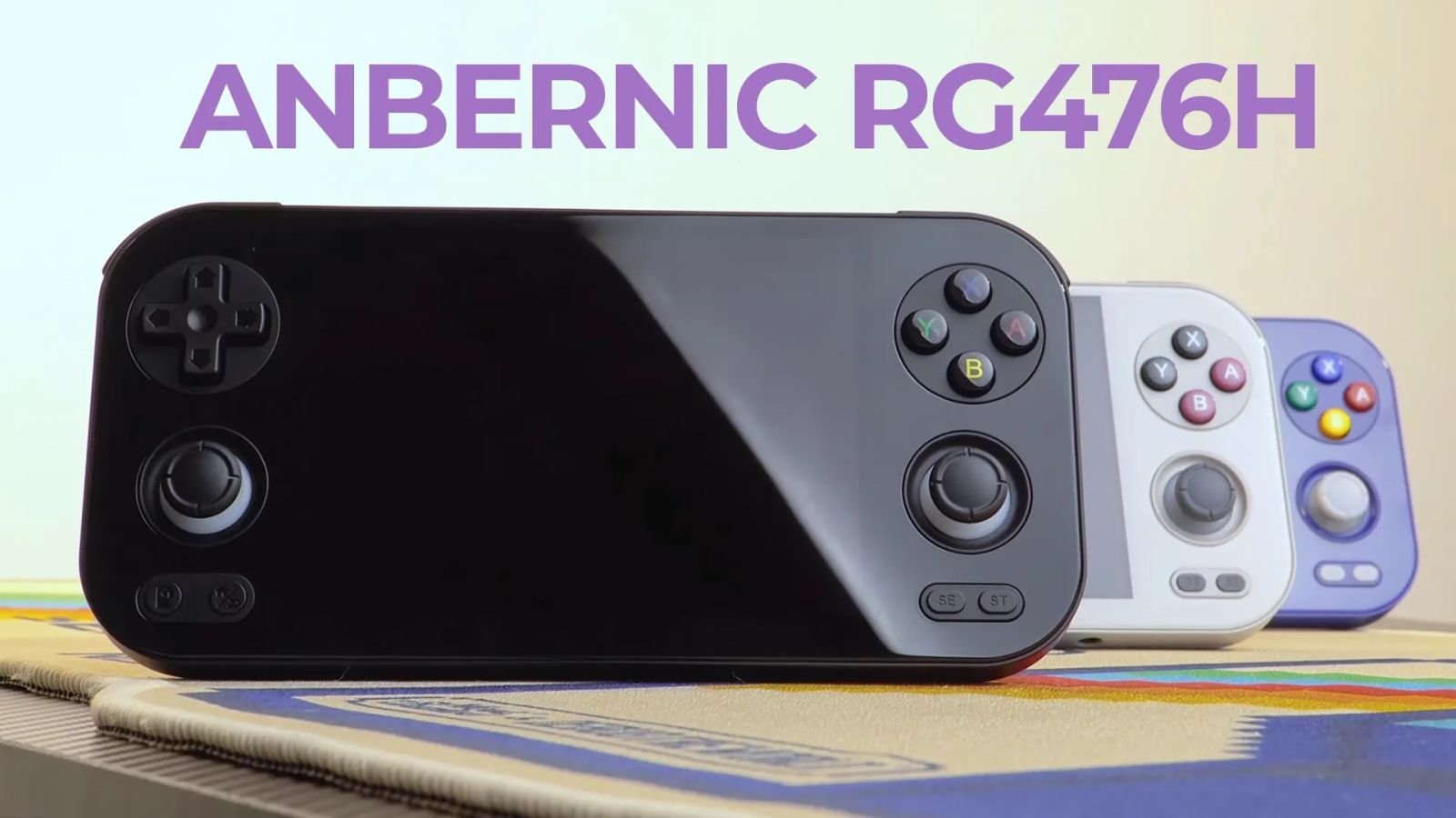 ANBERNIC Reveals New RG476H Handheld With A Stunning NEW Design