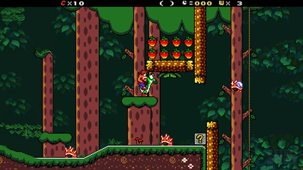 Gameplay of Crash Bandicoot ROM Hack Crash Bandicoot and the Retro Dimension