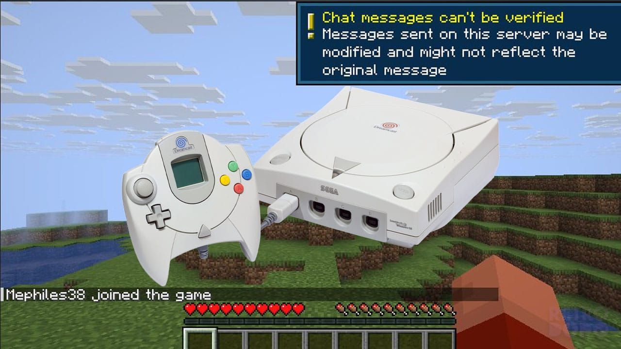 Developer Hosts Minecraft Server On Sega Dreamcast post image