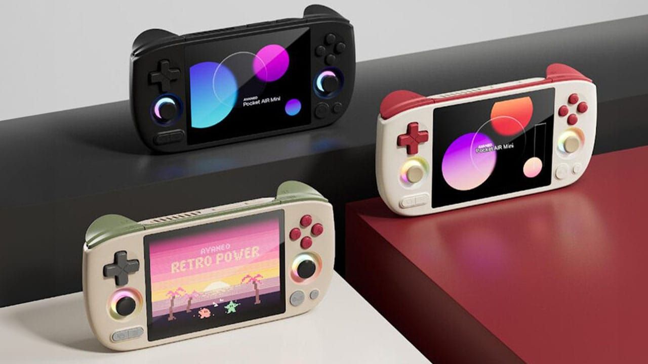 Three colours for the AYANEO Pocket AIR Mini