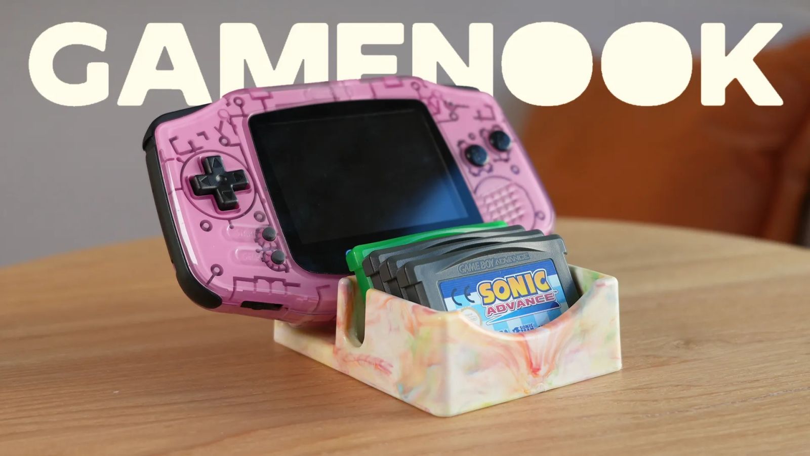 GAMENOOK's Eco-Friendly Display Stand For Handhelds Now Shipping