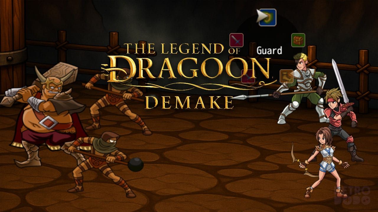 An image showcasing the gameplay on the demake of Legend of Dragoon