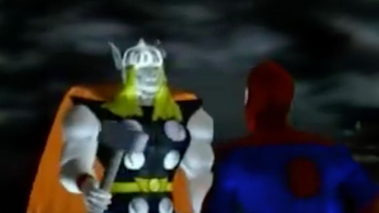 Thor and Spider Man cameo in Enter: Electro