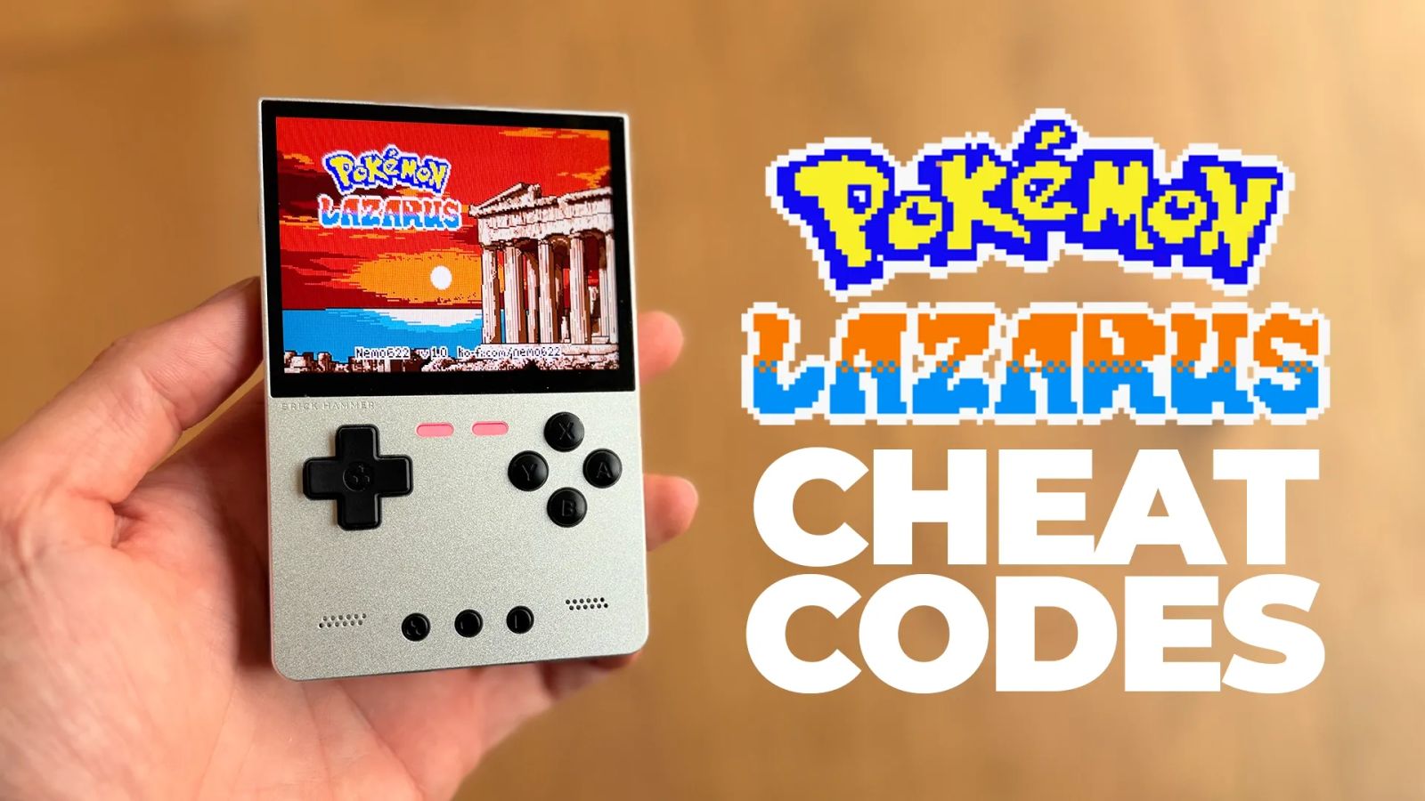 All Pokémon Lazarus Cheat Codes [Fully Tested]