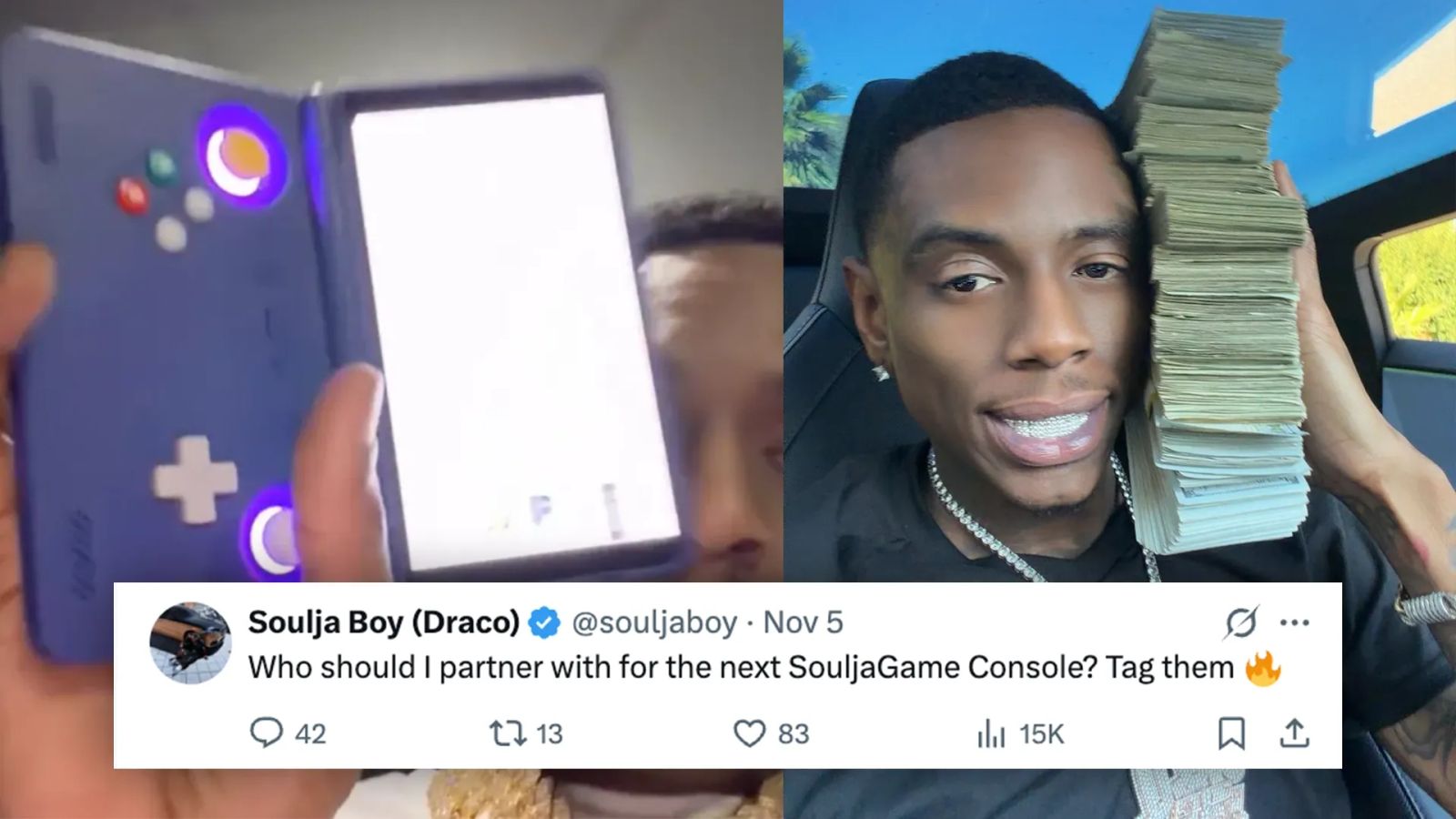SouljaBoy Removes Retroid's Handheld From His Store & Wants To Collab With Someone Else