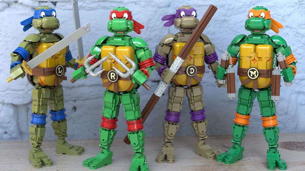 Teenage Mutant Ninja Turtles LEGO figures