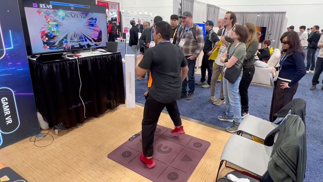 Using the GAMR Pad at CES 2026