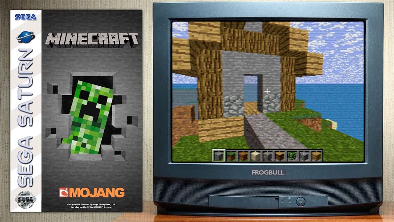 Minecraft Has Been Ported To The Sega Saturn post image