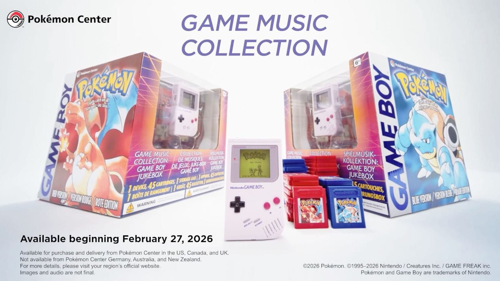Game Music Collection branding from Pokémon