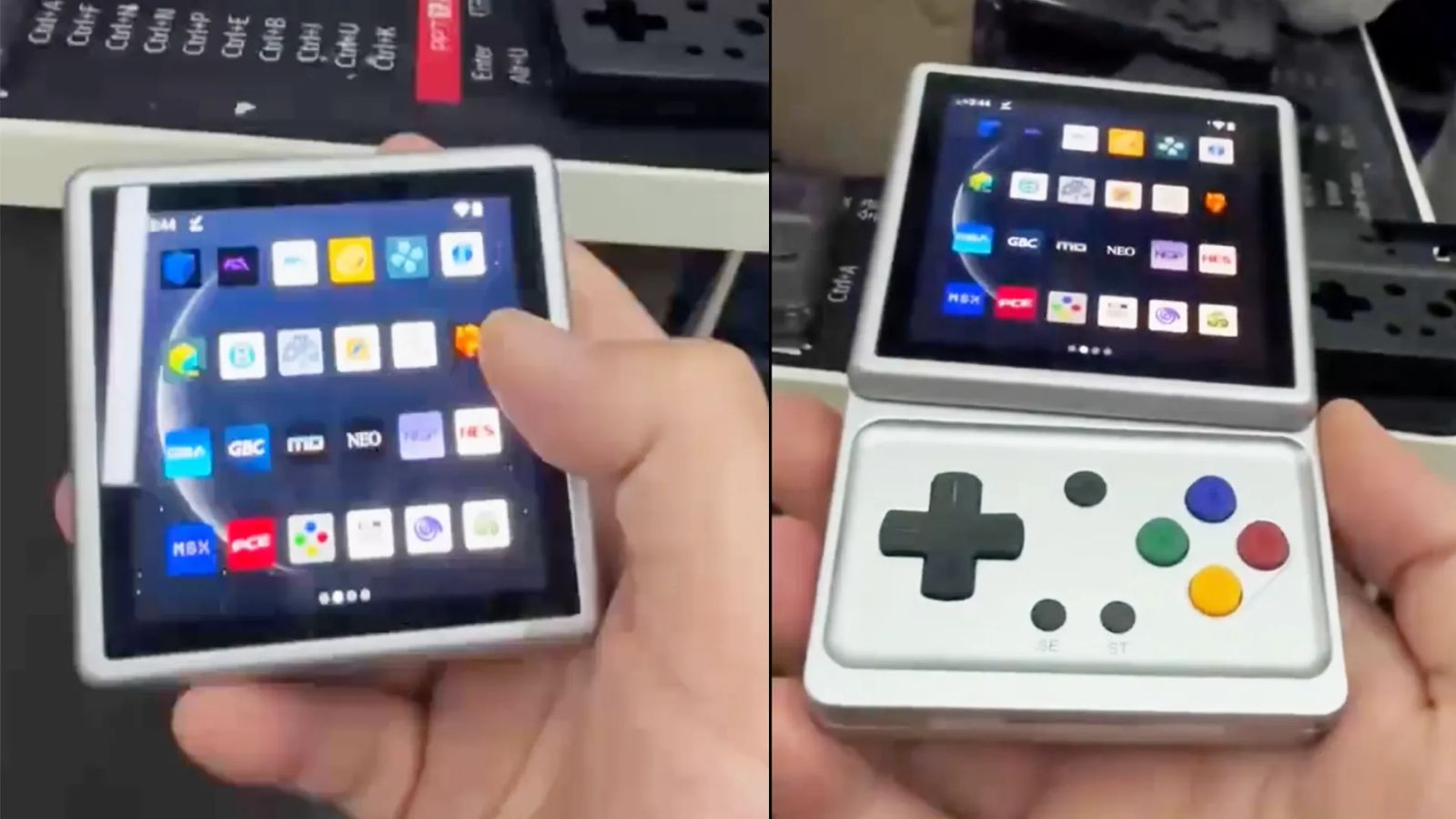 Video Leaks Possible New 1:1 ANBERNIC Handheld That... Rotates?