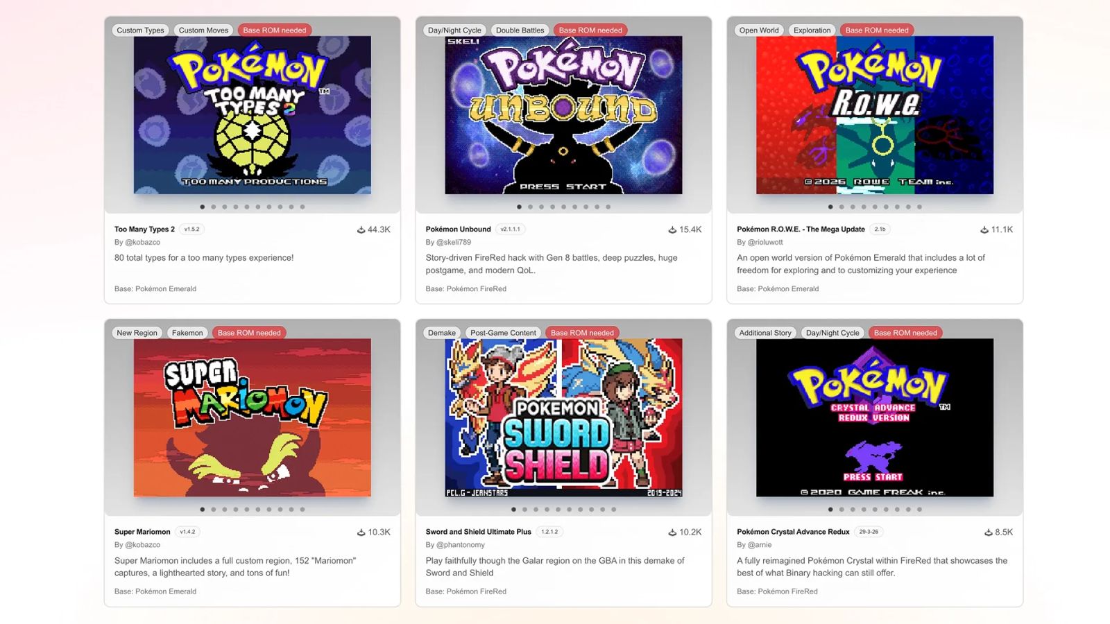 HackDex Helps You Find & Manage Pokémon ROM Hacks Safely & Legally post image