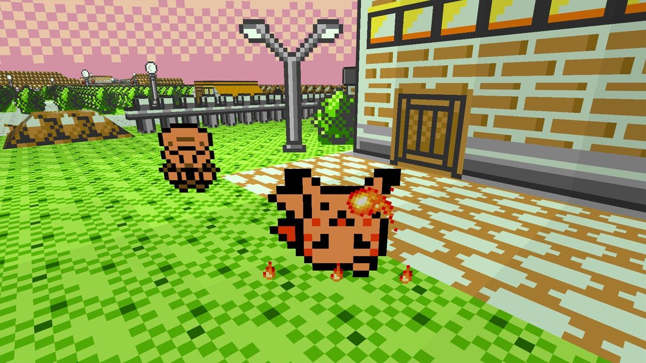 3D Pikachu battilng
