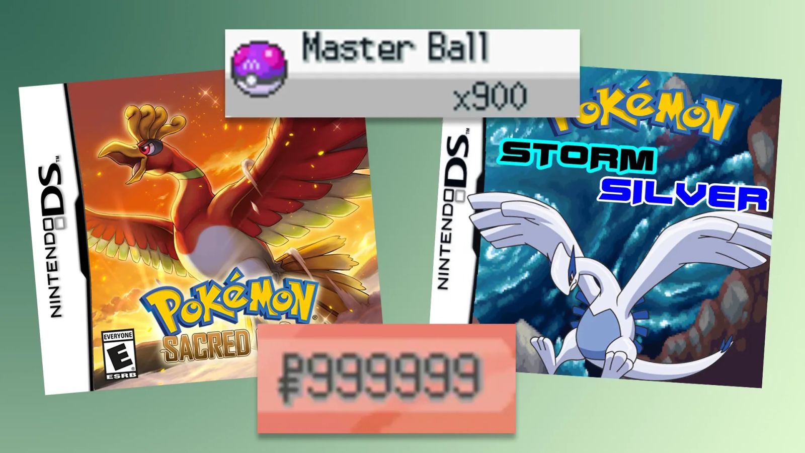 Pokemon Sacred Gold & Storm Silver Cheats