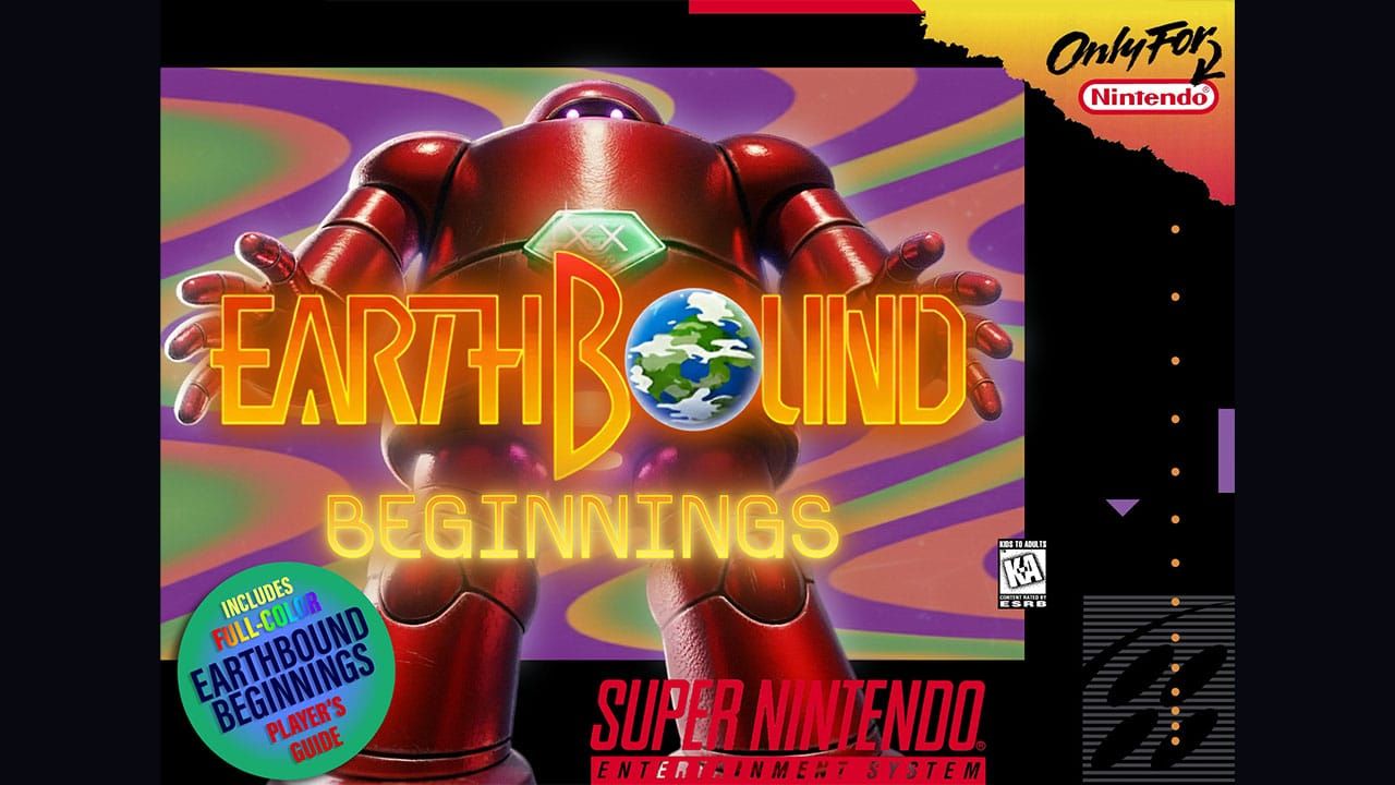 Mockup for Earthbound Beginnings 