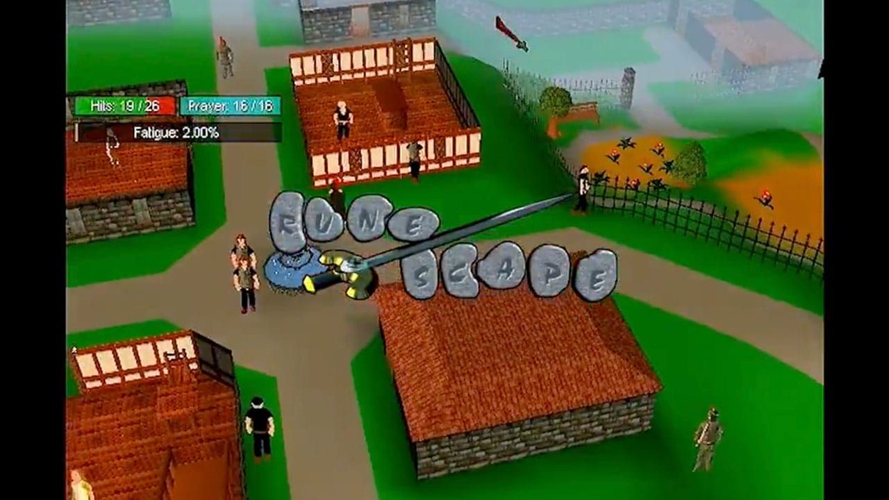 RuneScape running on the Dreamcast