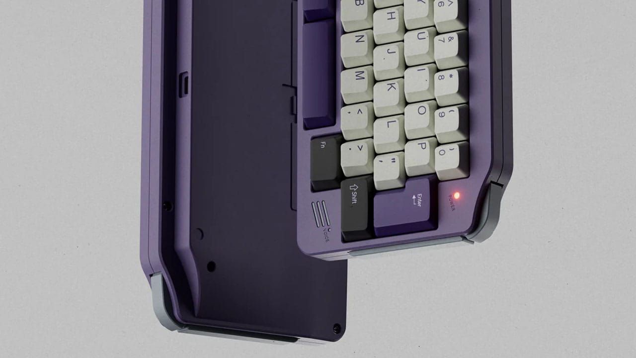 Purple KeyBoy Advance keyboard