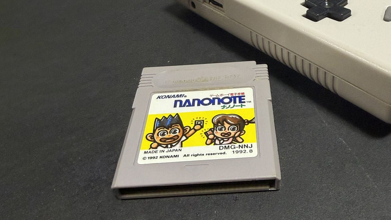 Konami Nanonote cartridge
