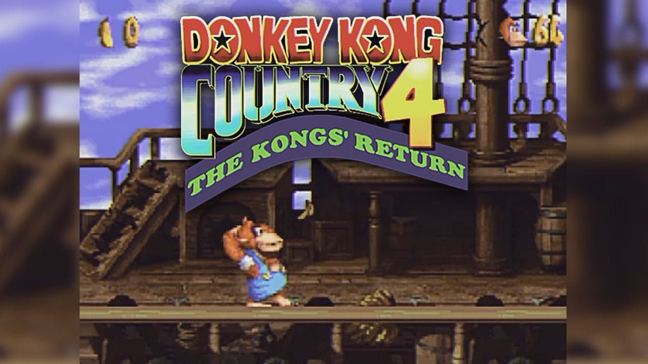 Lanky Kong on a pirate ship