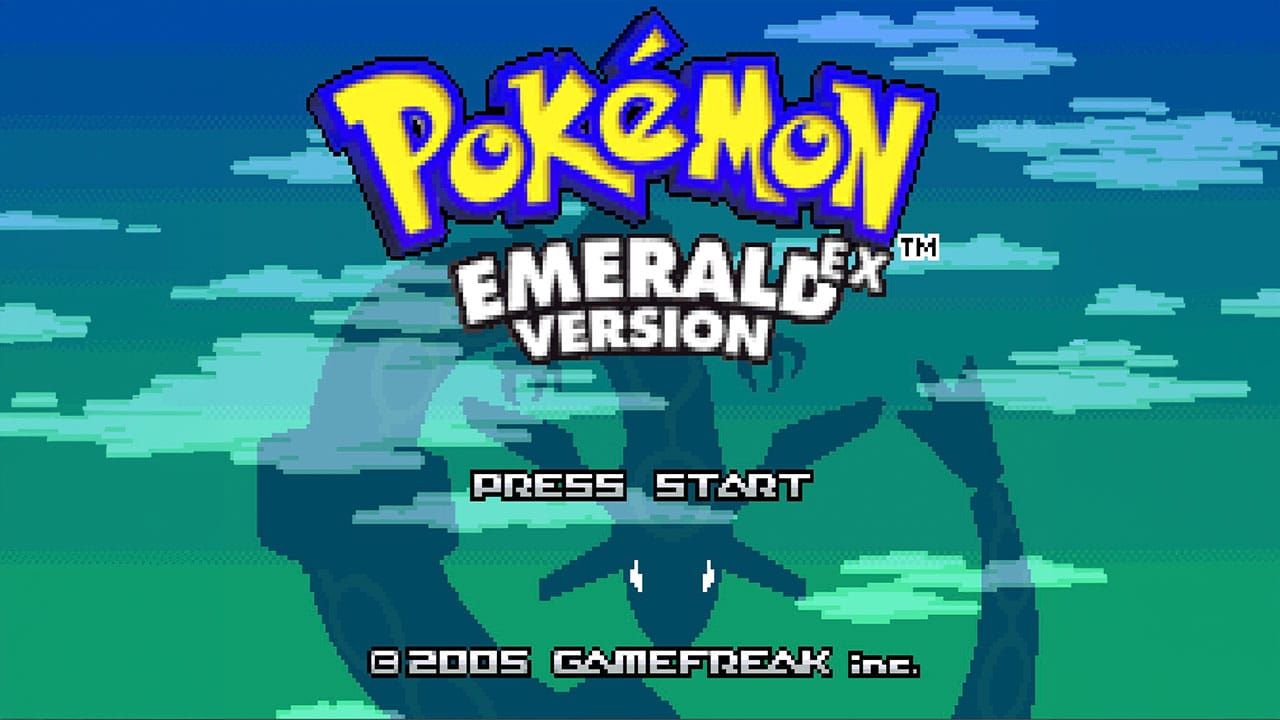 Pokémon Emerald EX title screen