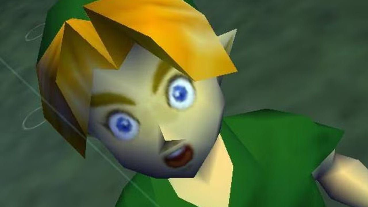 Link looking shocked