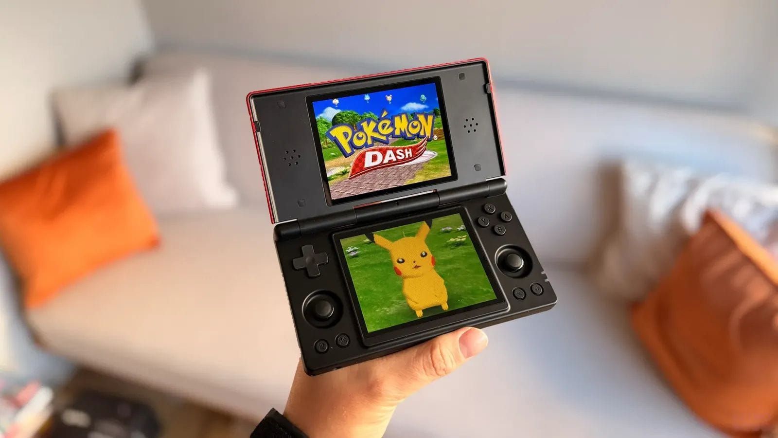 Brandon holding up the RG DS