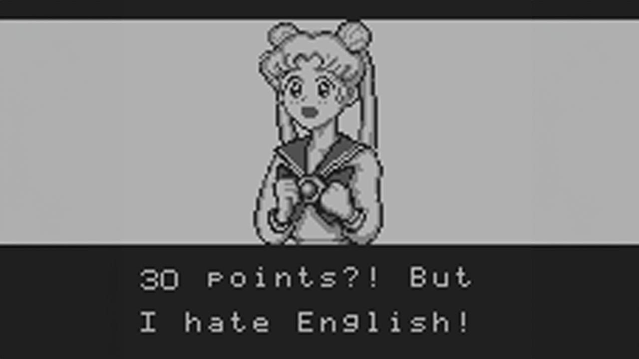 Translated Sailor Moon Gameplay Game Boy