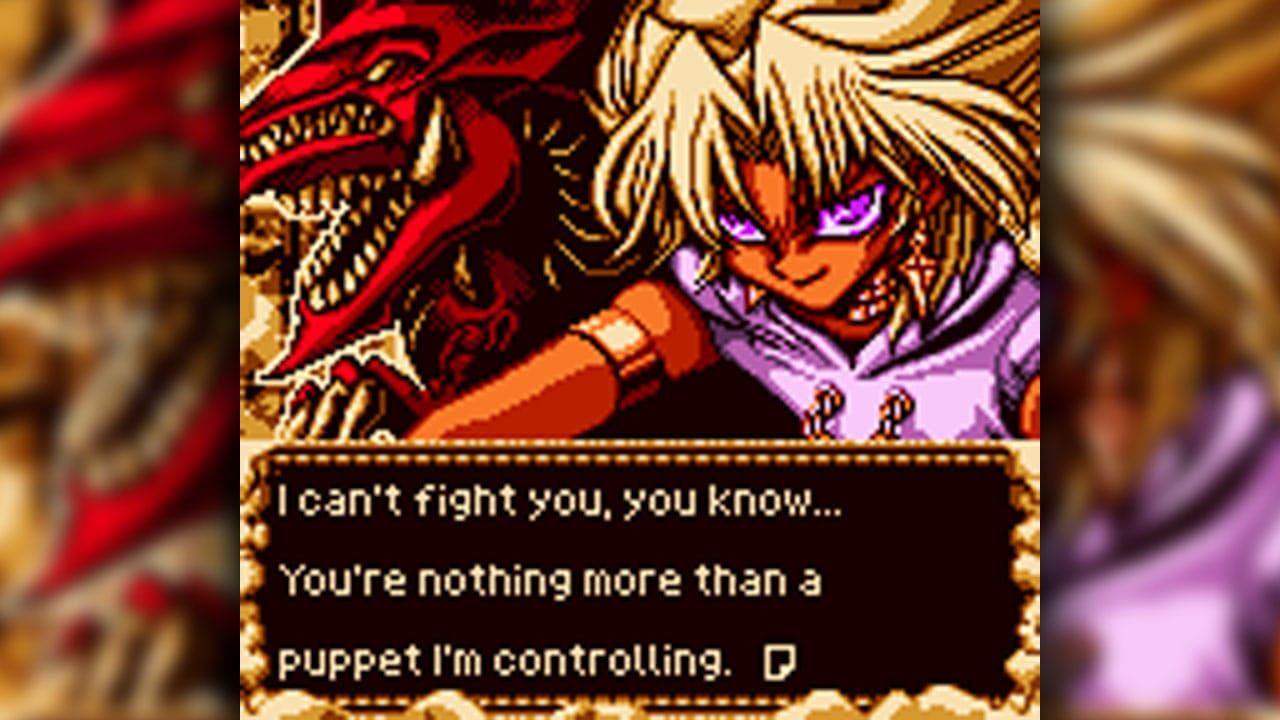 Translated cutscene from a Japanese Yu-Gi-Oh game