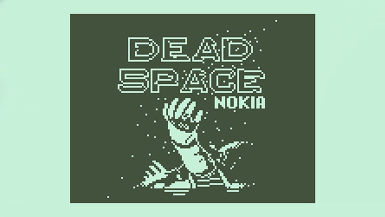 Game Space logo remade as a Nokia 3310 game