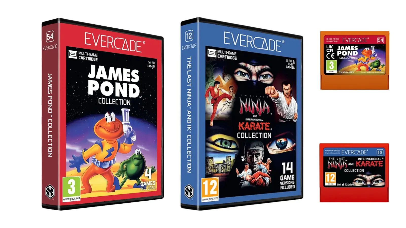 Evercade Release James Pond, The Last Ninja and International Karate Cartridges post image