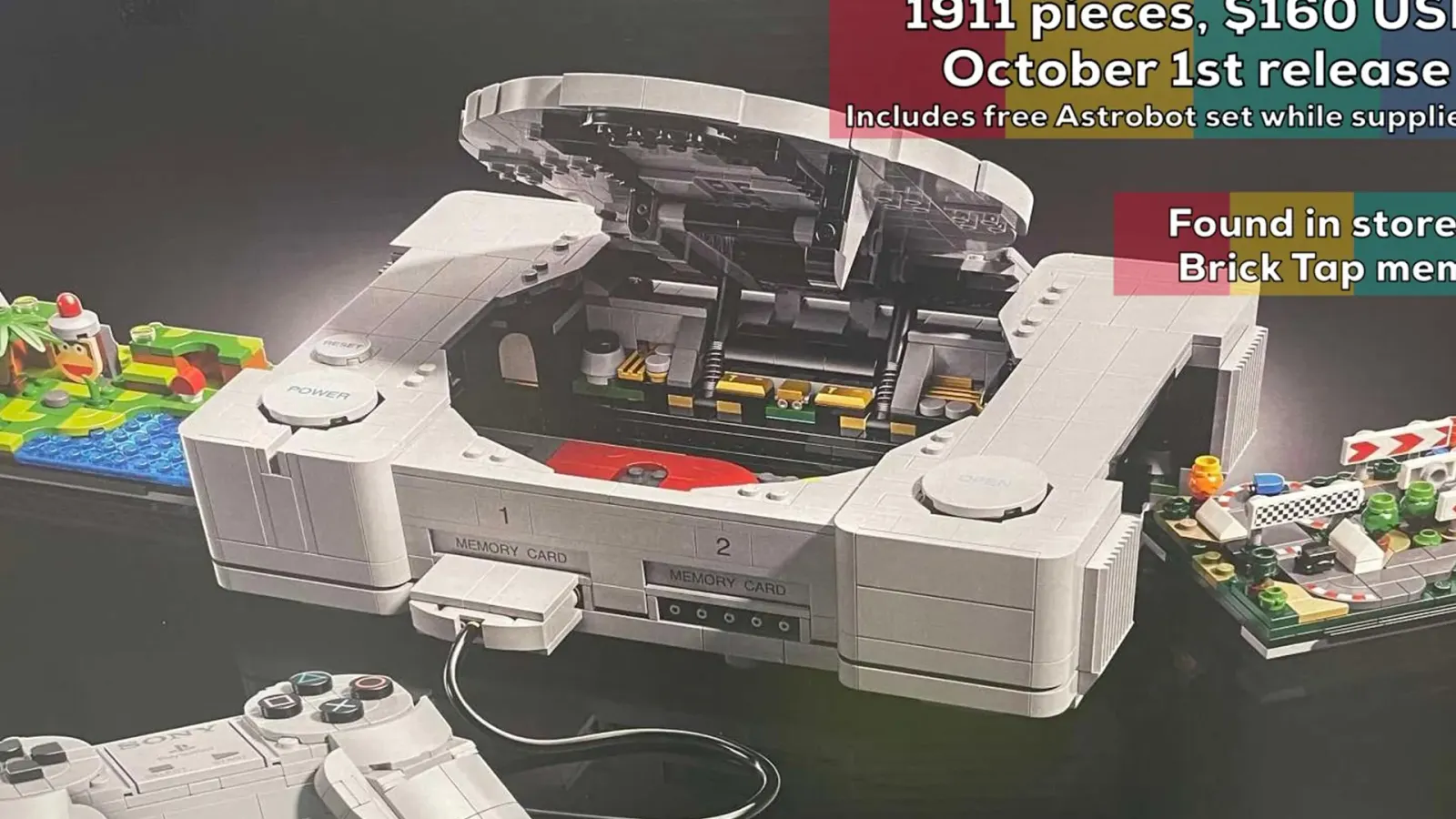 Images Of The Upcoming LEGO PlayStation 1 Set Has Leaked post image