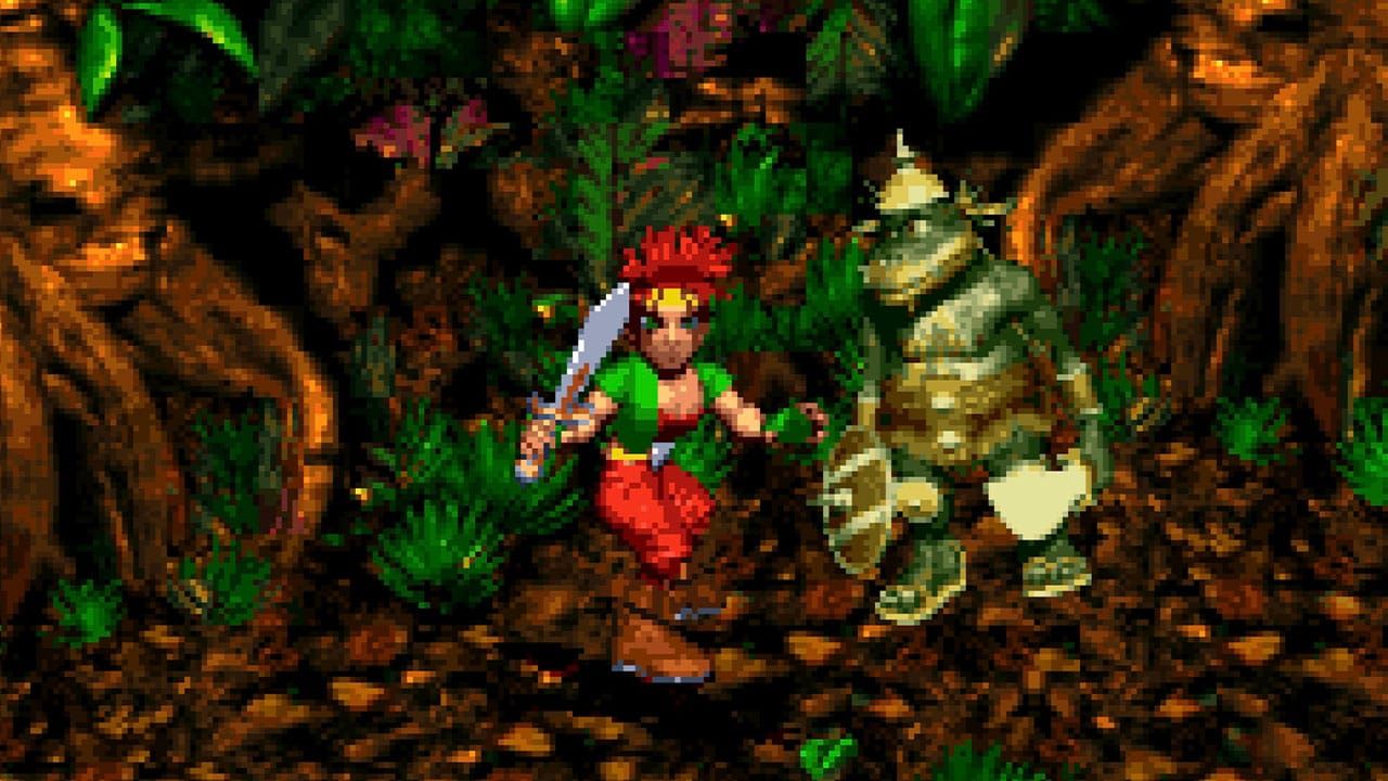 Female protagonist next to an enemy in Project Dream