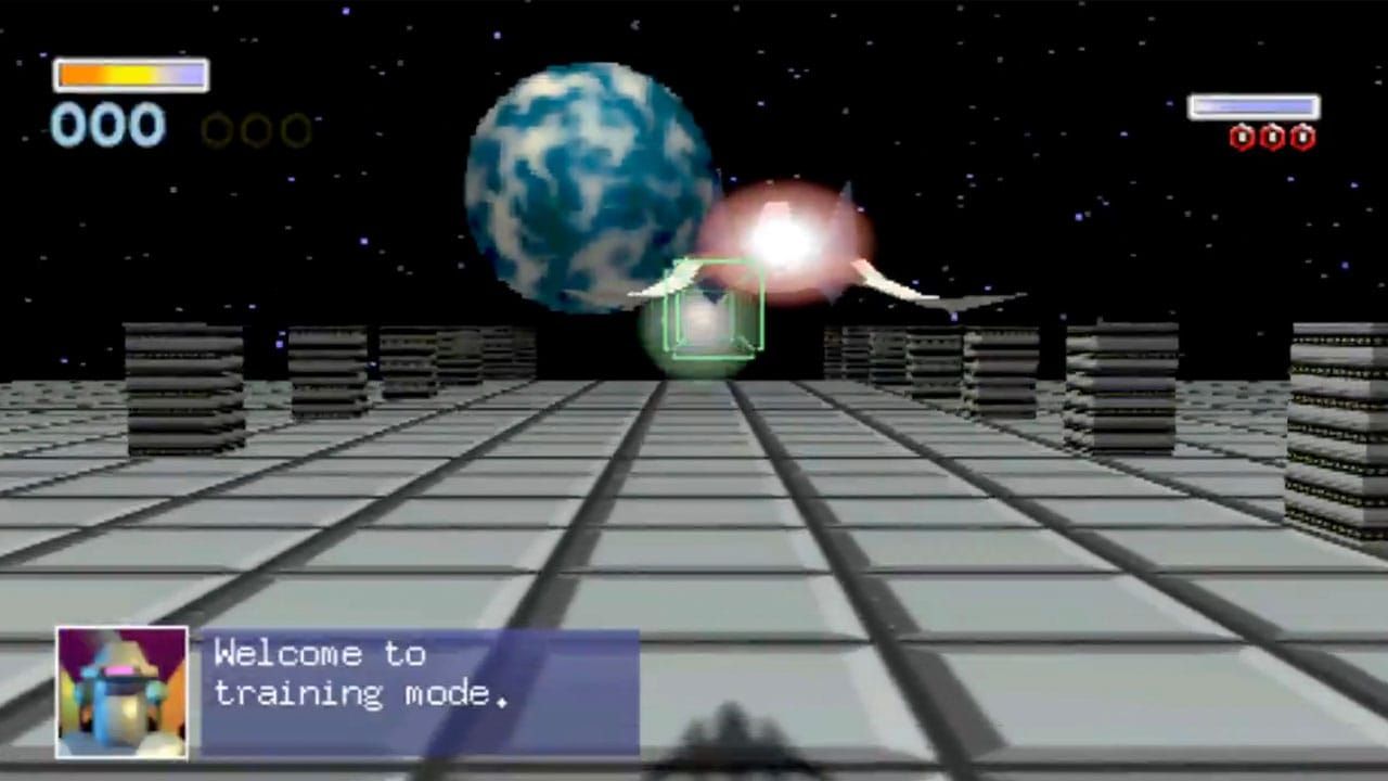 Star Fox training mode on PSP