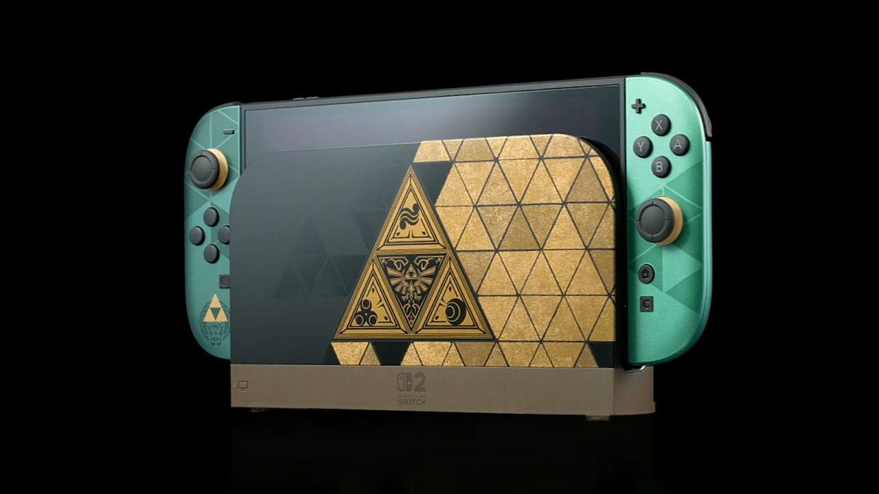 Nintendo Switch 2 Zelda 40th Anniversary design