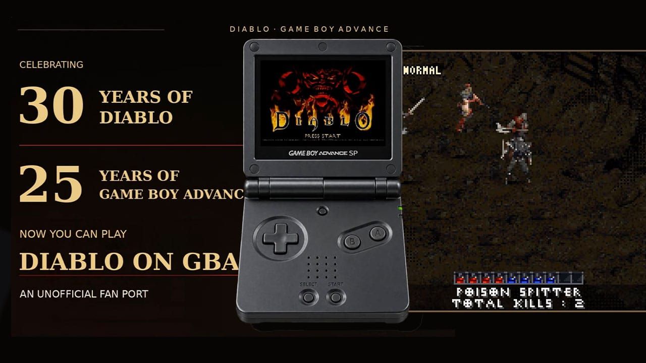 Legendary PC Game Diablo Has Been Ported To The Game Boy Advance post image