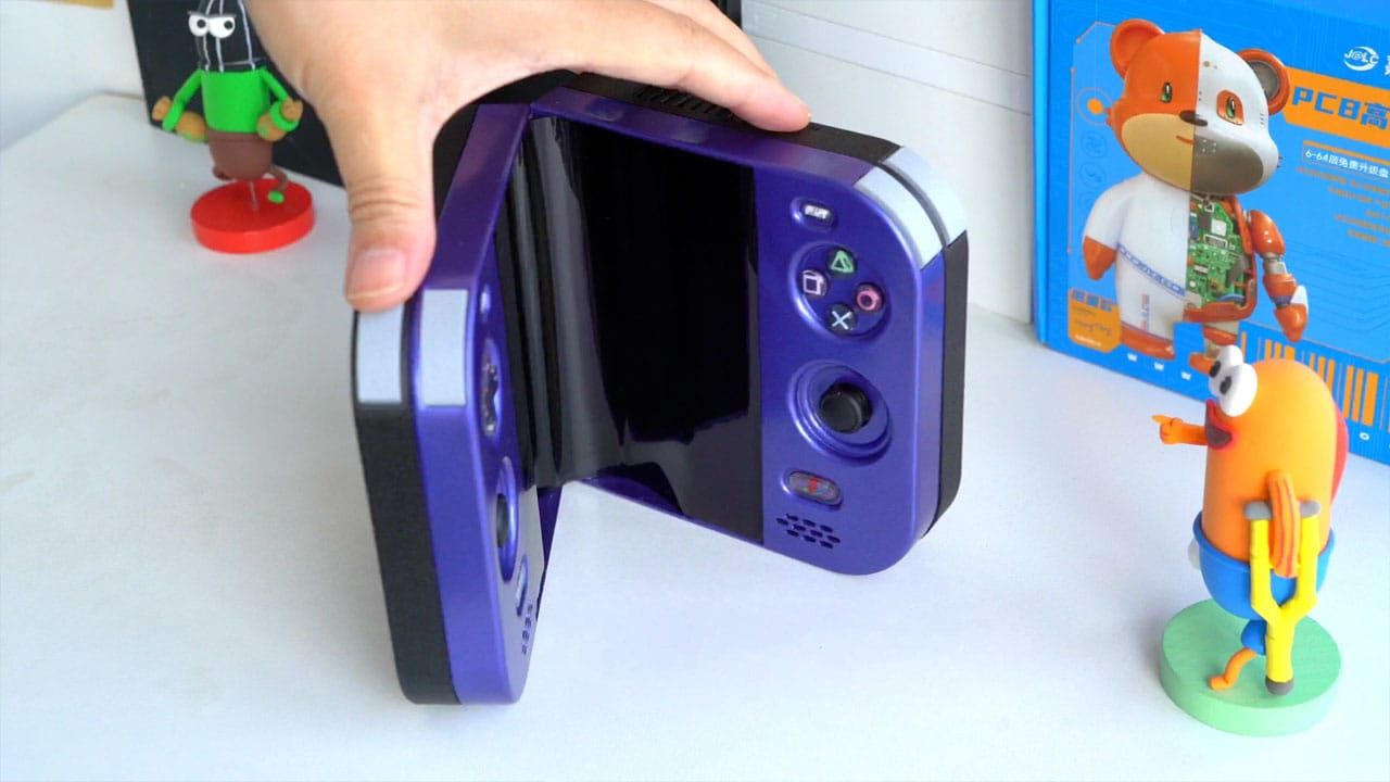 Folding PS2 console