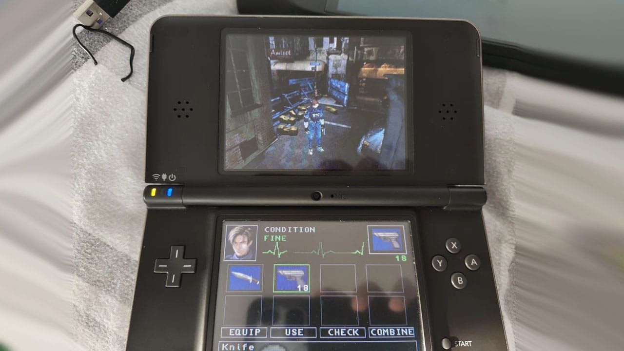 Resident Evil 2 on the DS