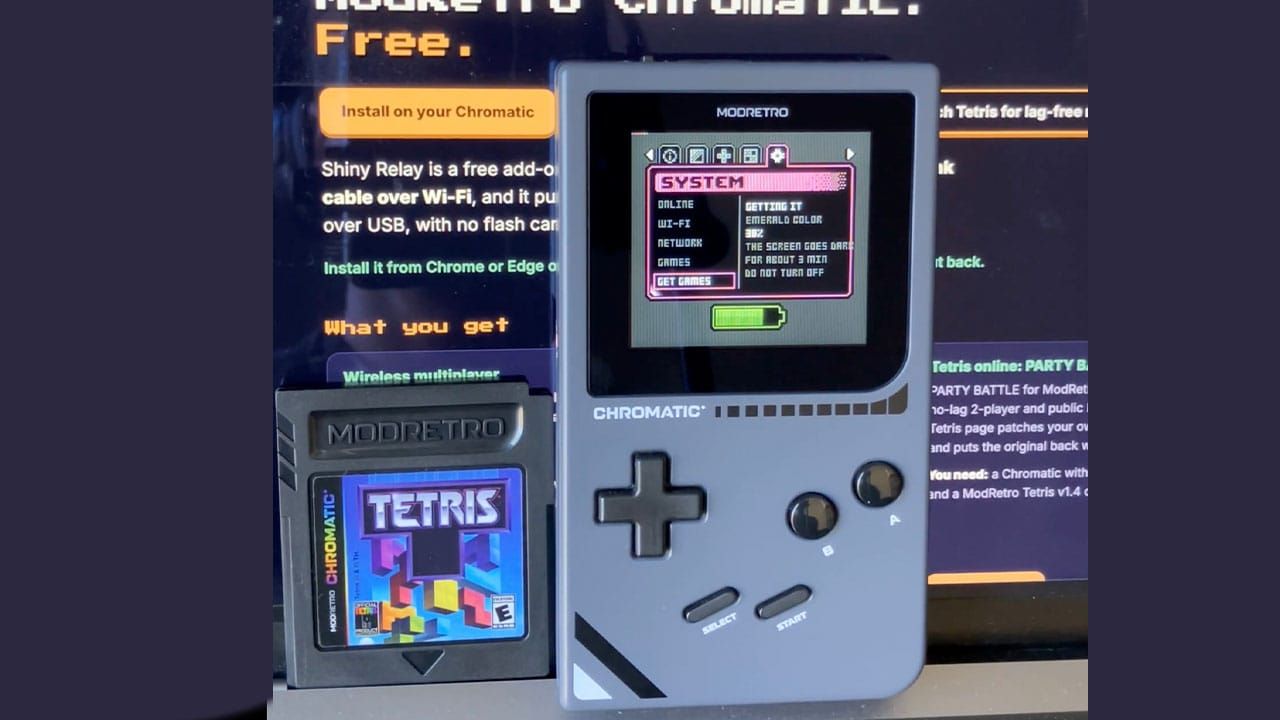 You Can Now Wirelessly Download Games To The ModRetro Chromatic post image