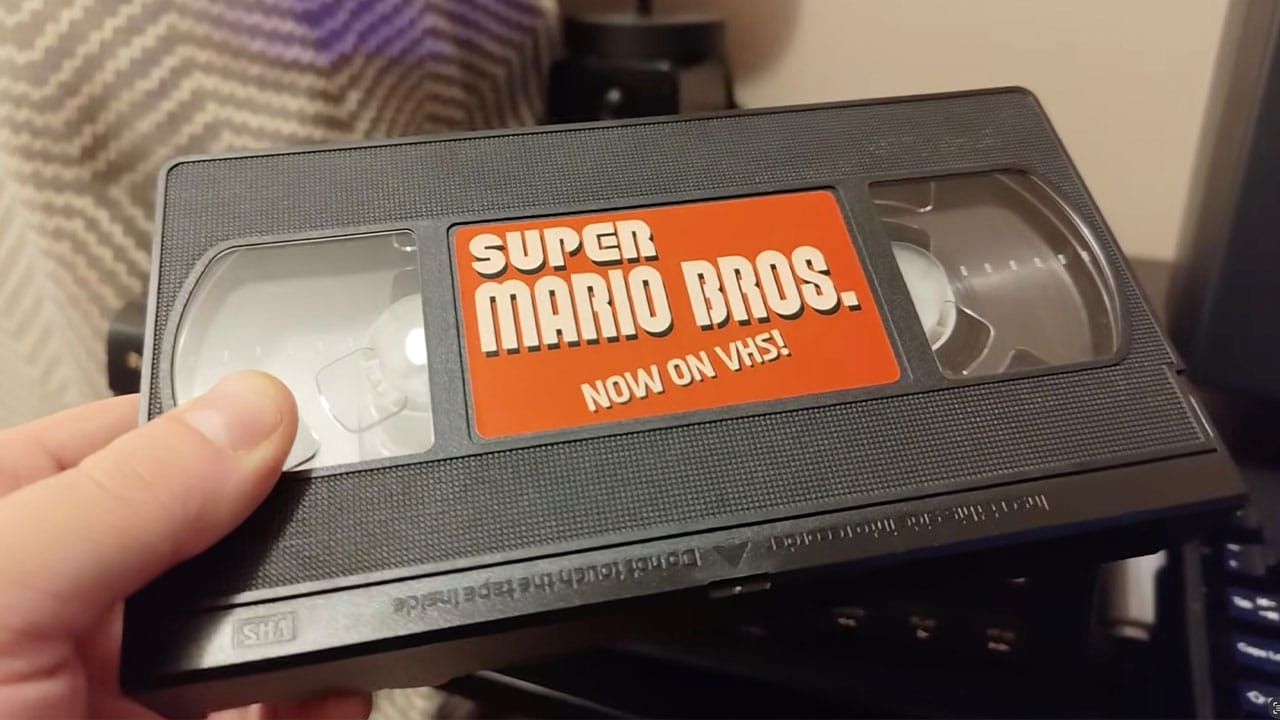 Super Mario Bros on VHS