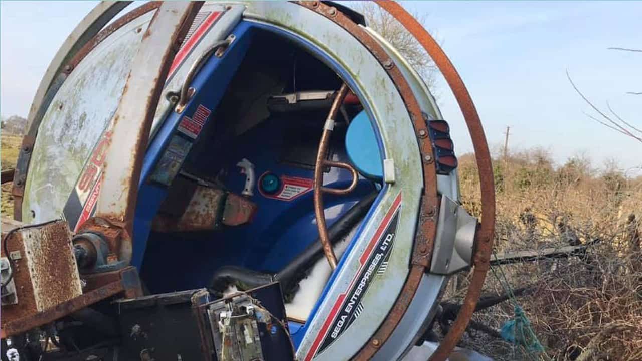 Rare Sega Arcade Cabinet Found Discarded In U.K Field post image