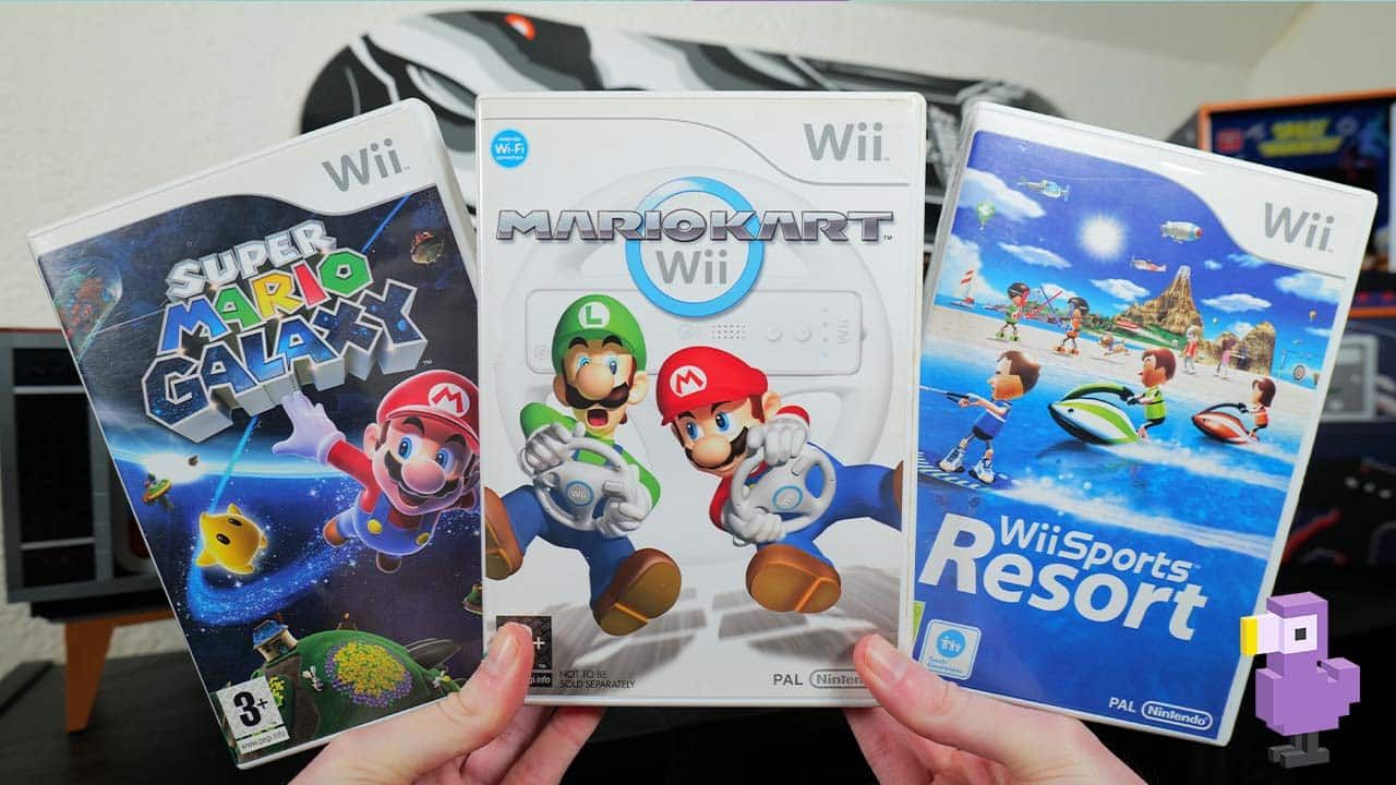 3 of the best selling nintendo wii game cases