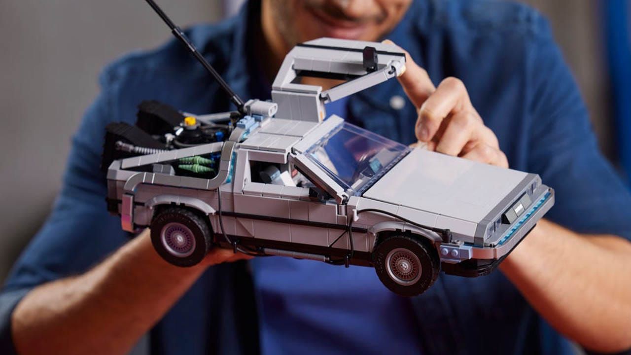 lego back to the future delorean