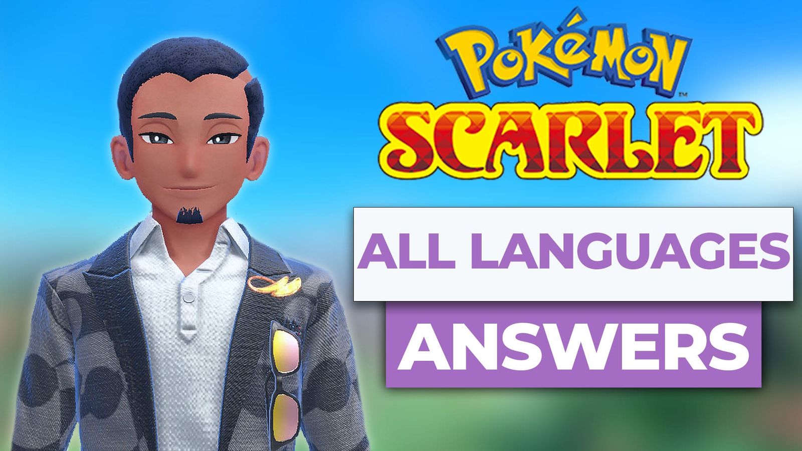 All The Languages Answers In Pokemon Scarlet & Violet post image