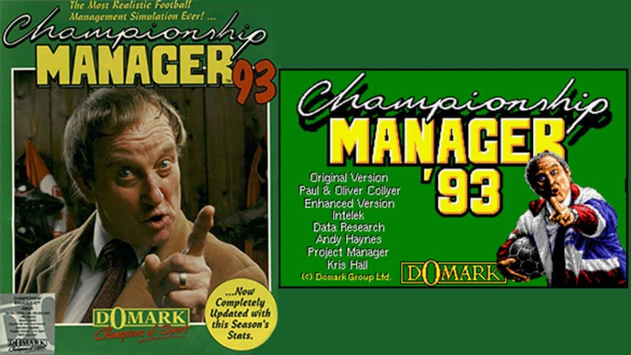 Football Manager 93 Game Case & Gameplay