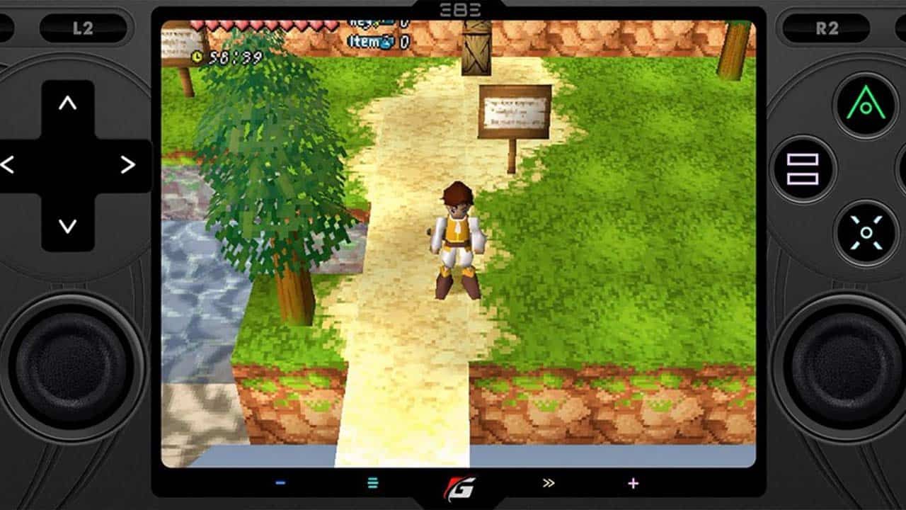 Gameplay from the Gamma Emulator