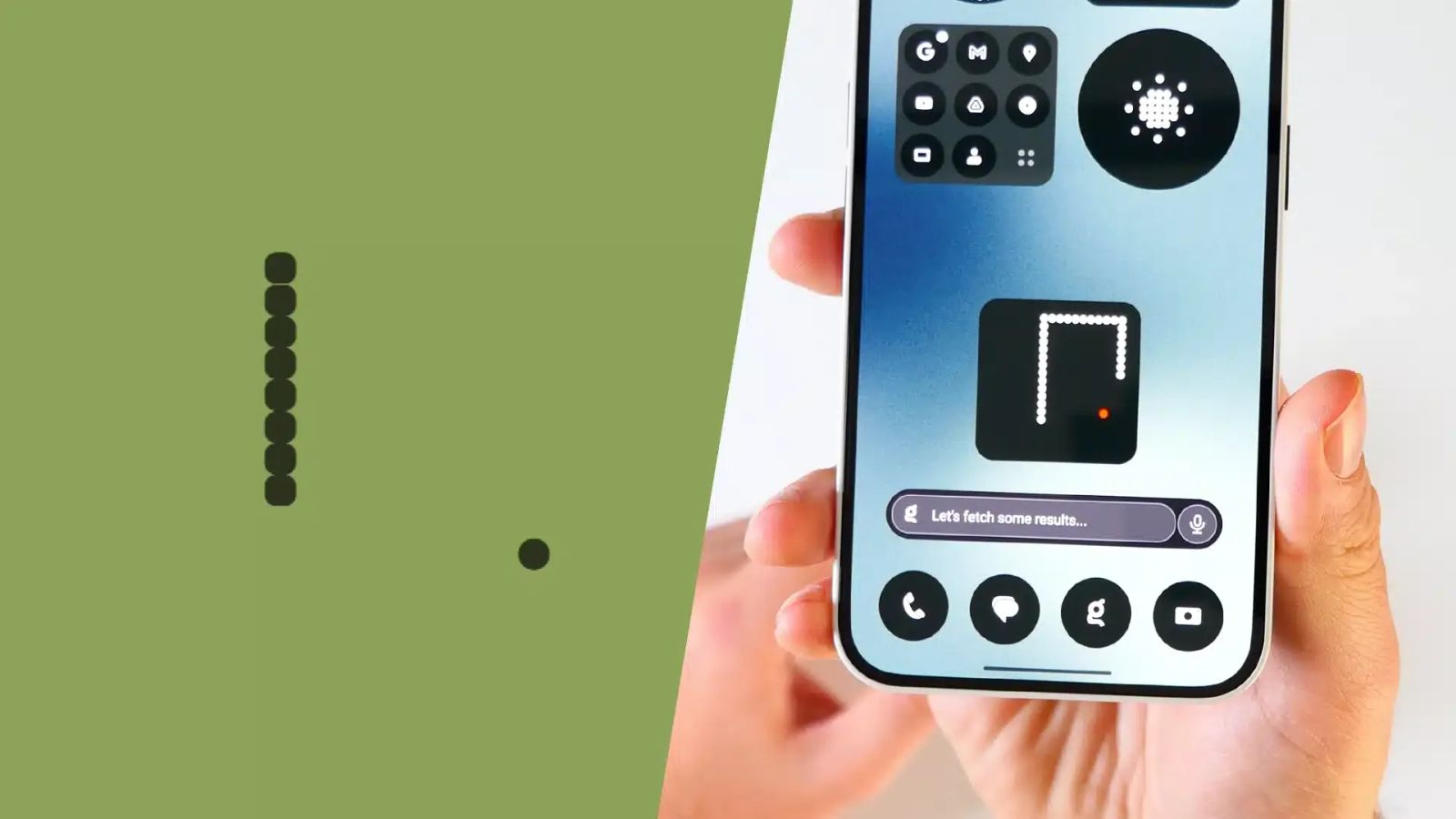 Nothing Adds Retro Snake Game To Their Smartphone’s Widgets