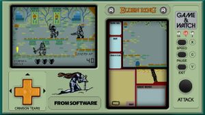 Elden Ring as a Game & Watch title