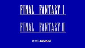 Final Fantasy 1&2 loading screen