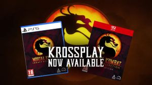 Mortal Kombat games on top of the logo