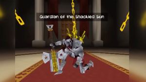 Boss Battle with a shackled knight